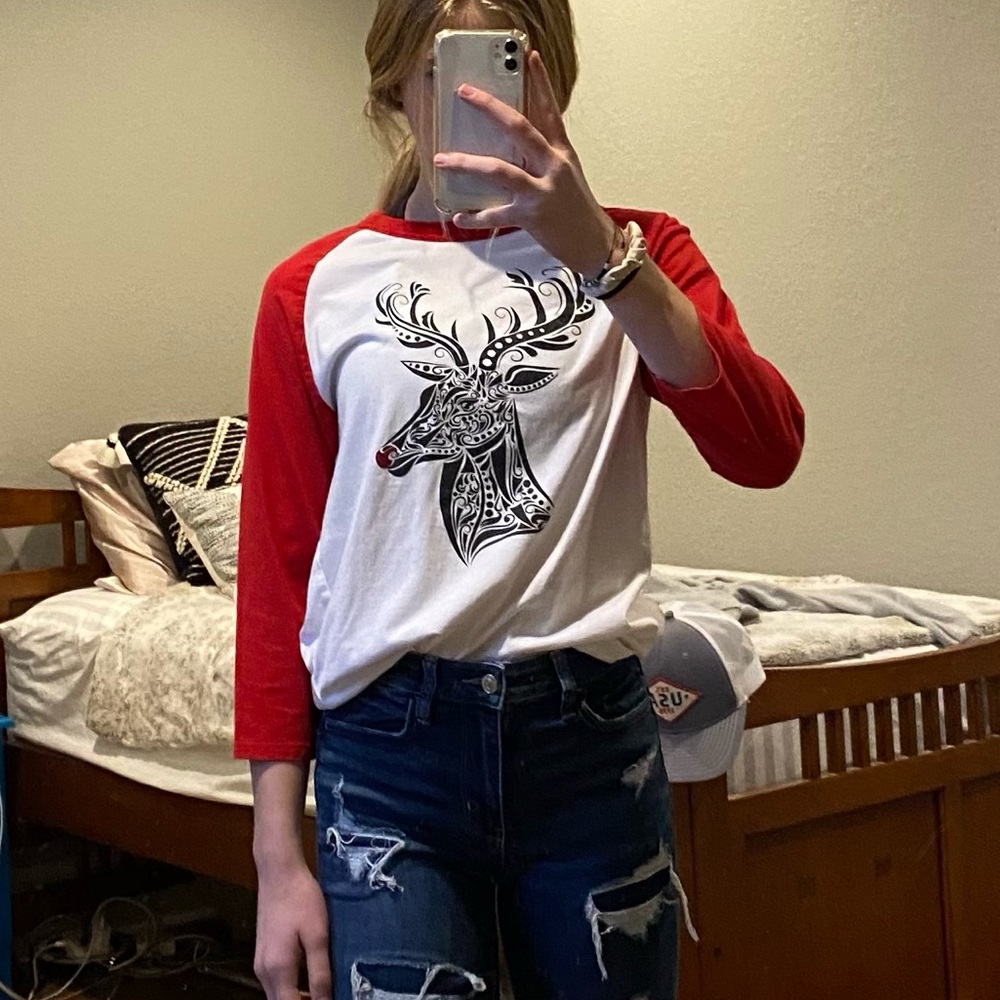 Rudolph red nose shirt